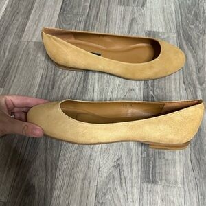 NEW Margaux The Classic Ballet Flat 38 N Cacao Suede